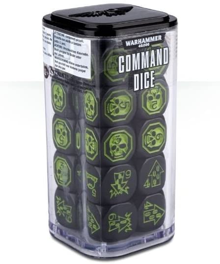 GAMES WORKSHOP 99220199062" Warhammer 40000 Command Dice