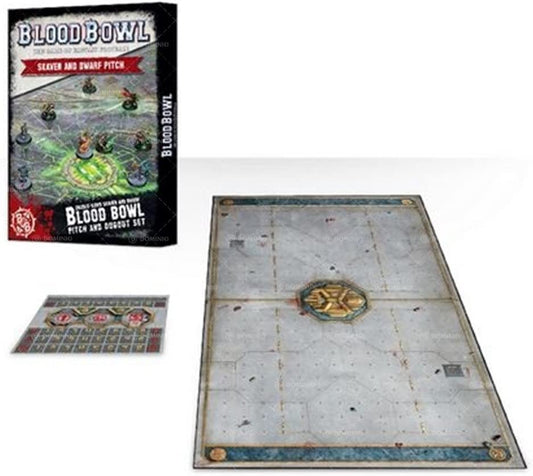 Games Workshop Warhammer Blood Bowl Skaven and Dwarf Pitch Set