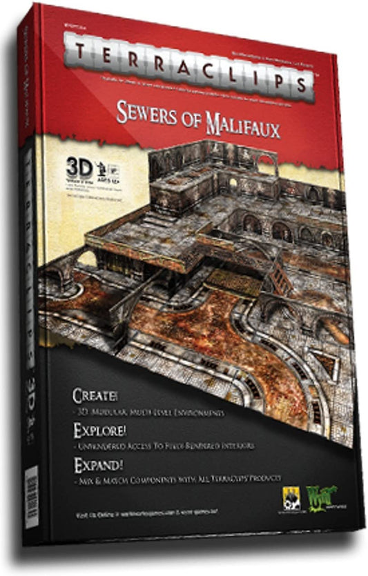Terraclips 3D Terrain System Sewers of Malifaux (New, Sealed)