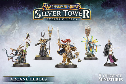 Warhammer Age of Sigmar Silver Tower Arcane Heroes Expansion Pack (5 figures)