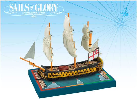 Sails of Glory Ship Pack - HMS Queen Charlotte 1790 Board Game